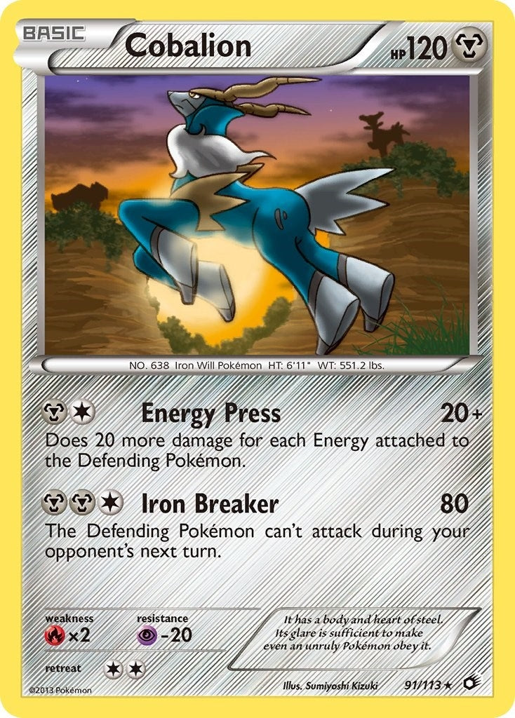 Image for Cobalion (91/113) (Legendary Treasures) (LTR) - Pokemon