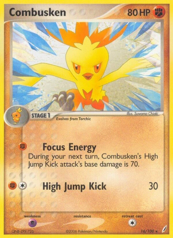 Image for Combusken (16/100) (EX Crystal Guardians) (CG) - Pokemon