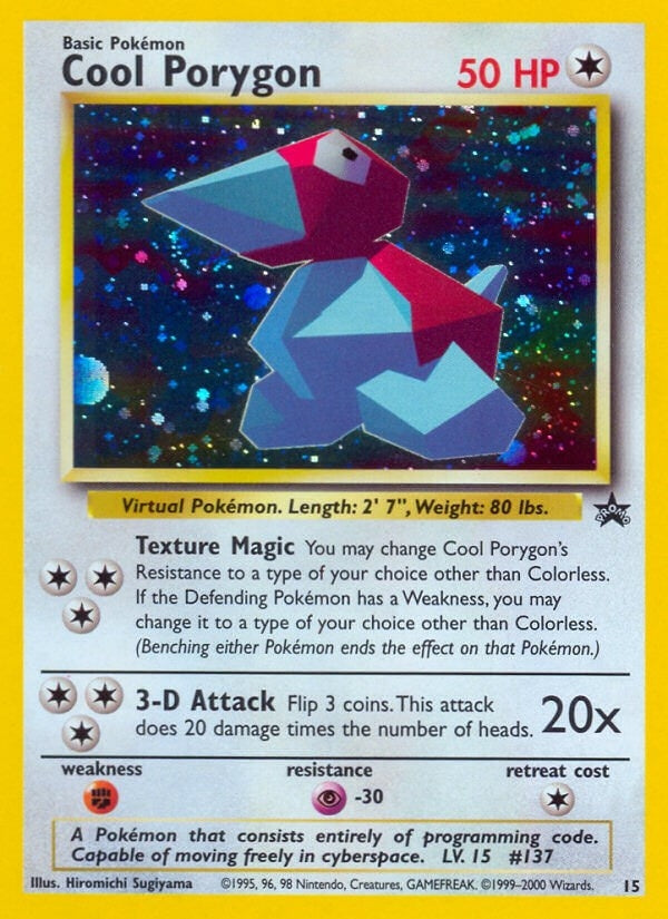 Image for Cool Porygon (15/53) (WoTC Promo) (PR) - Pokemon