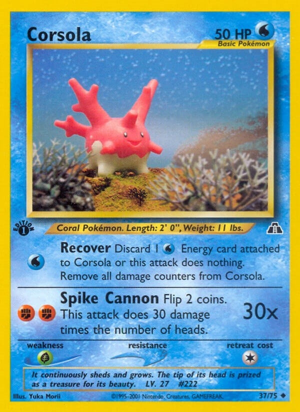 Image for Corsola (37/75) (Neo Discovery) (N2) - Pokemon