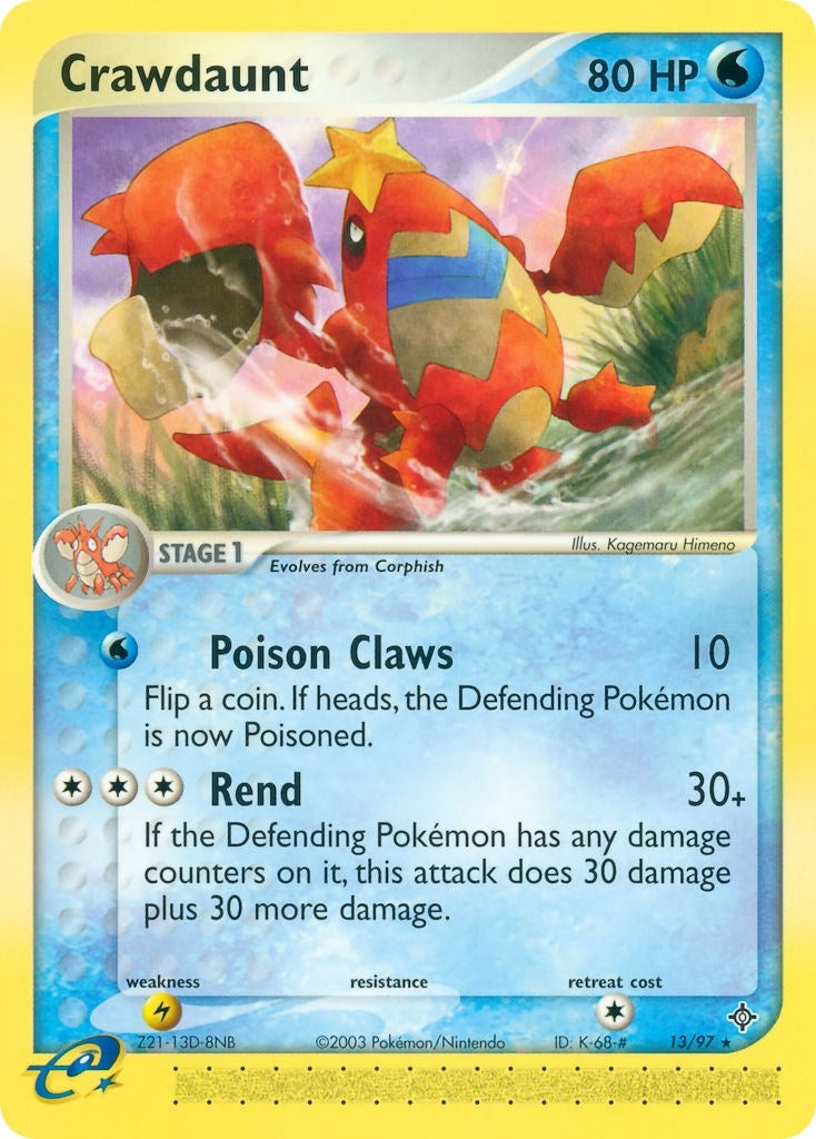 Image for Crawdaunt (13/97) (EX Dragon) (DR) - Pokemon