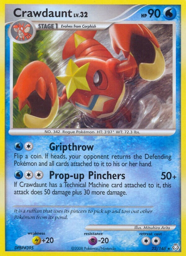 Image for Crawdaunt (22/146) (Legends Awakened) (LA) - Pokemon