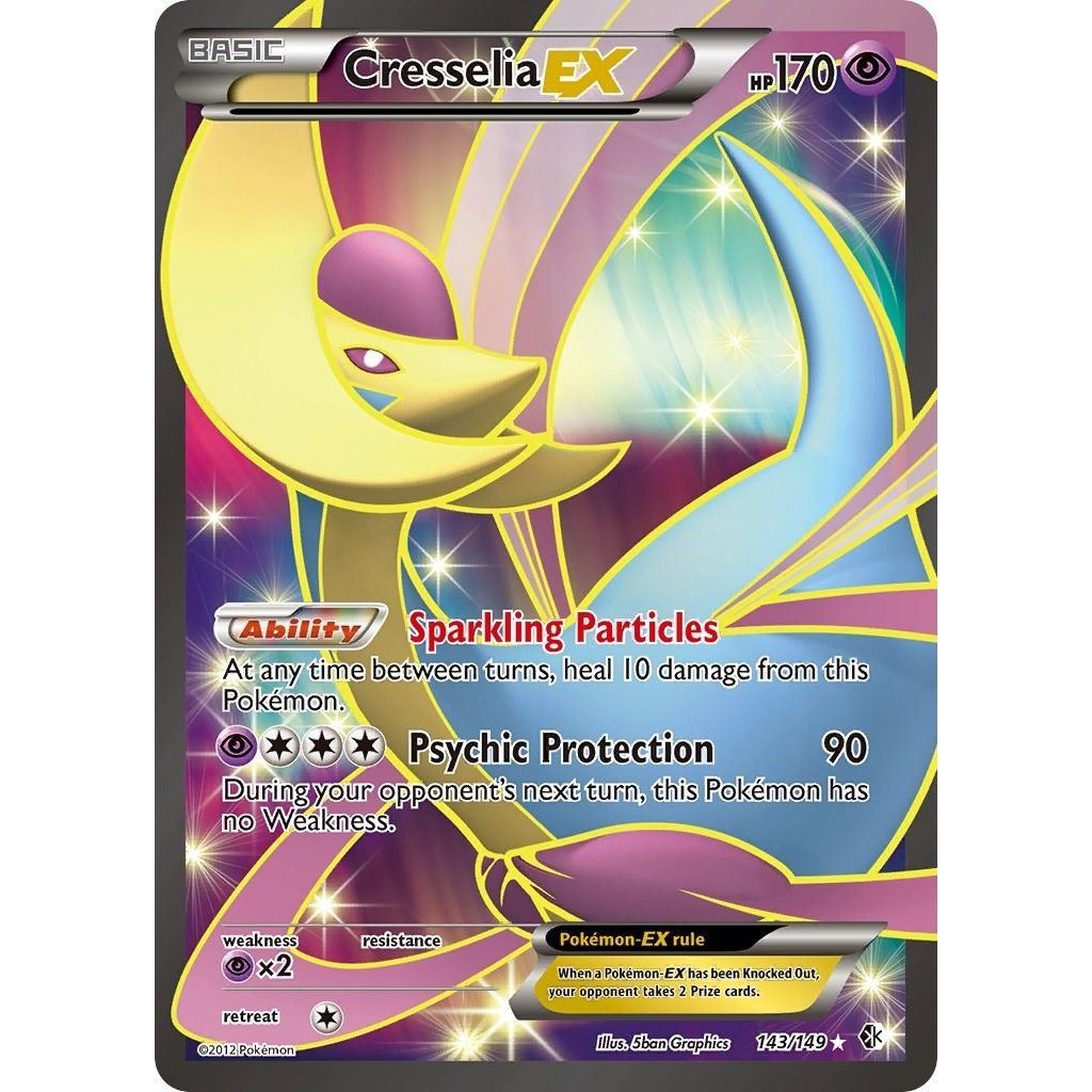 Image for Cresselia EX (143 Full Art) (143/149) (Boundaries Crossed) - Pokemon