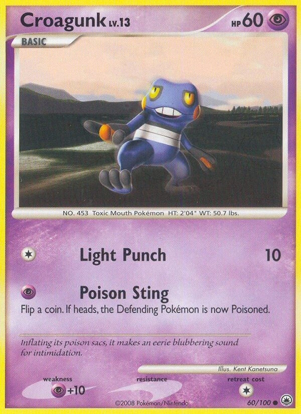 Image for Croagunk (60/100) (Majestic Dawn) (MD) - Pokemon