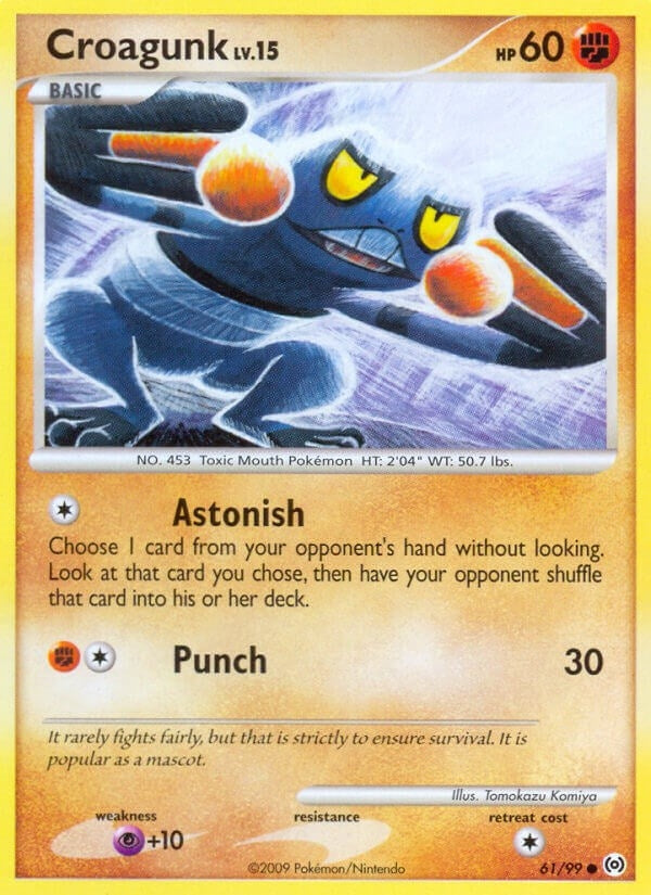 Image for Croagunk (61/99) (Arceus) (AR) - Pokemon
