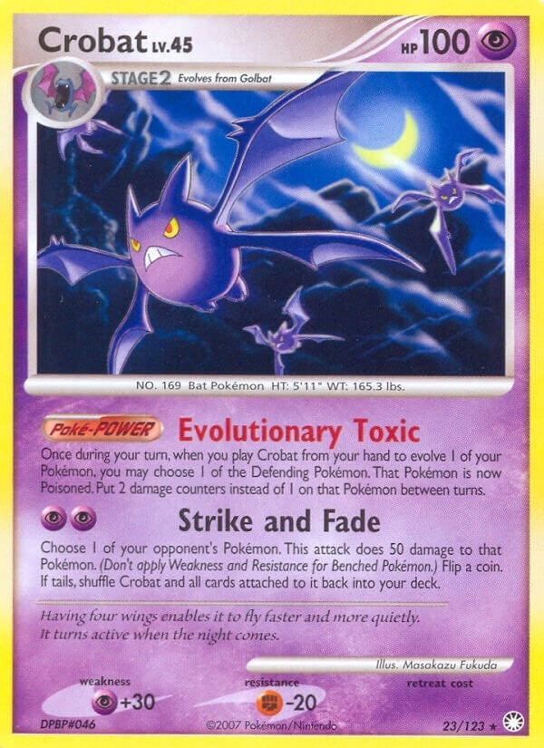 Image for Crobat (23/123) (Mysterious Treasures) (MT) - Pokemon