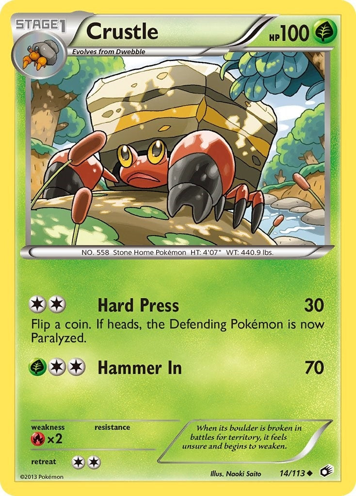 Image for Crustle (14/113) (Legendary Treasures) (LTR) - Pokemon
