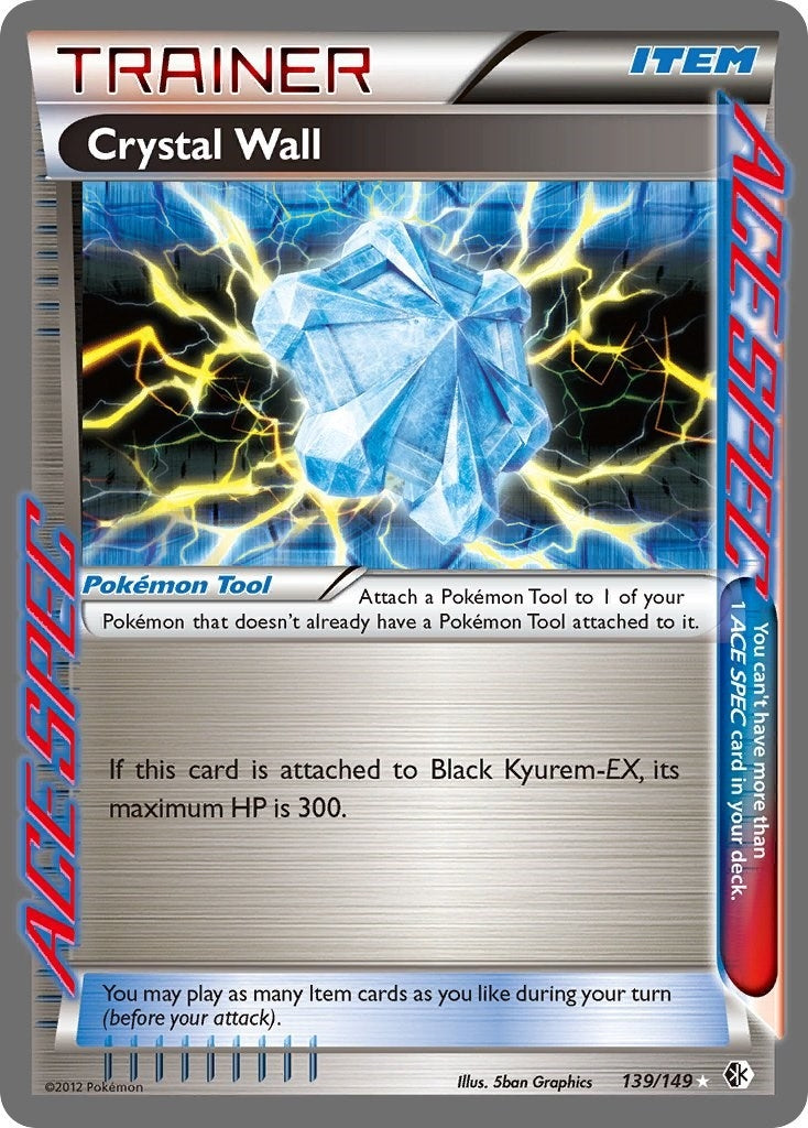 Image for Crystal Wall (139/149) (Boundaries Crossed) (BCR) - Pokemon