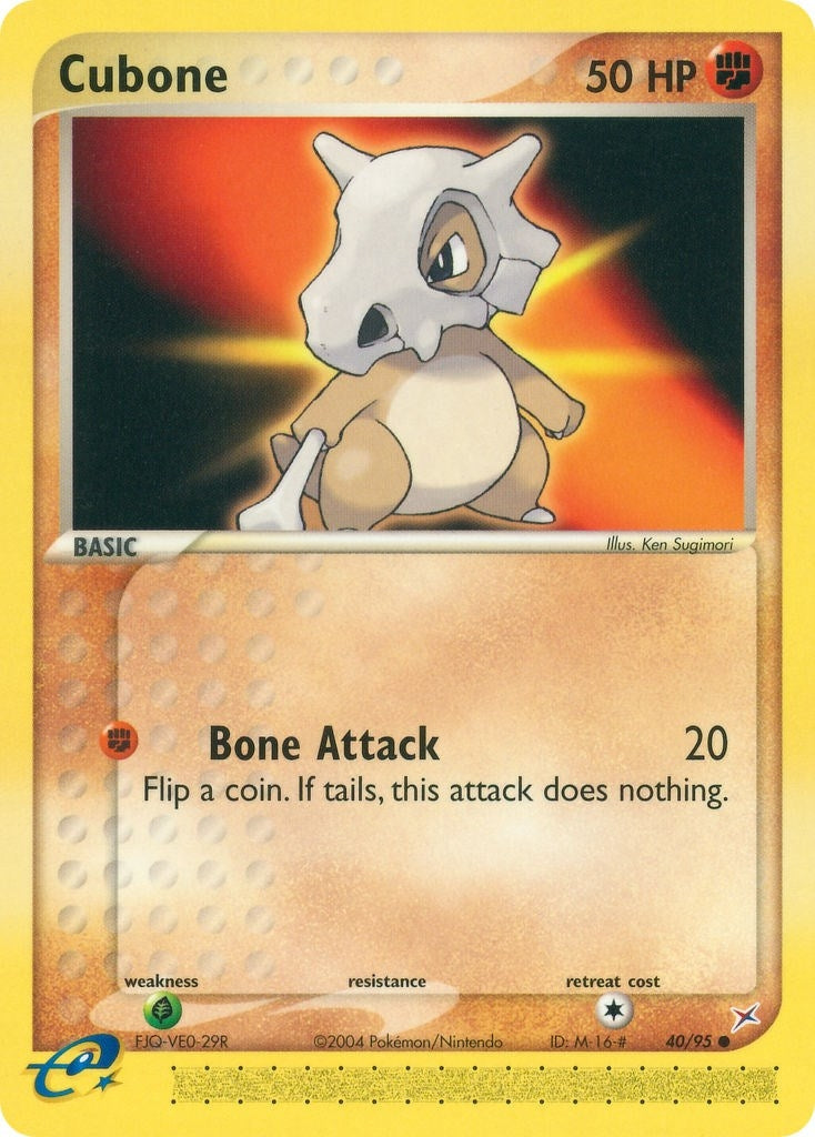 Image for Cubone (40/95) (EX Team Magma vs Team Aqua) (MA) - Pokemon