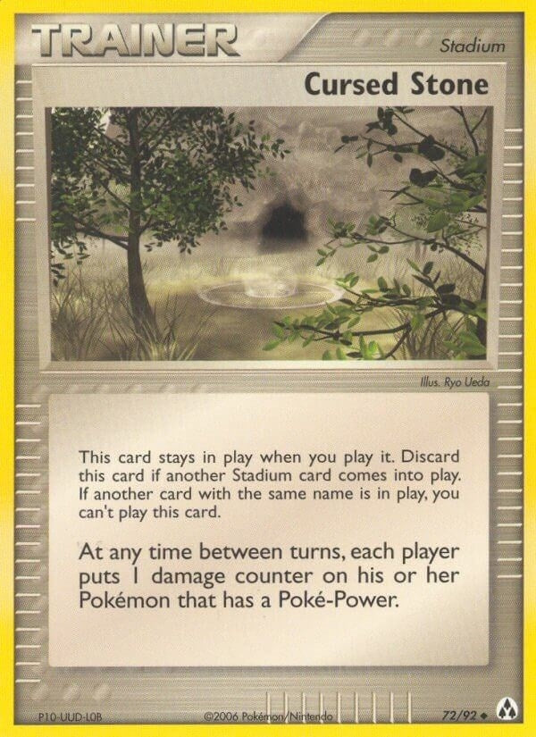 Image for Cursed Stone (72/92) (EX Legend Maker) (LM) - Pokemon