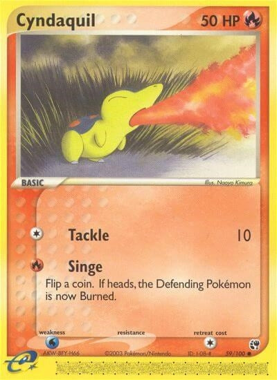 Image for Cyndaquil (59/100) (EX Sandstorm) (SS) - Pokemon