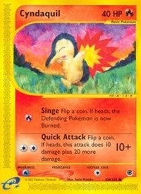 Image for Cyndaquil (104) (104/165) (Expedition) (EX) - Pokemon
