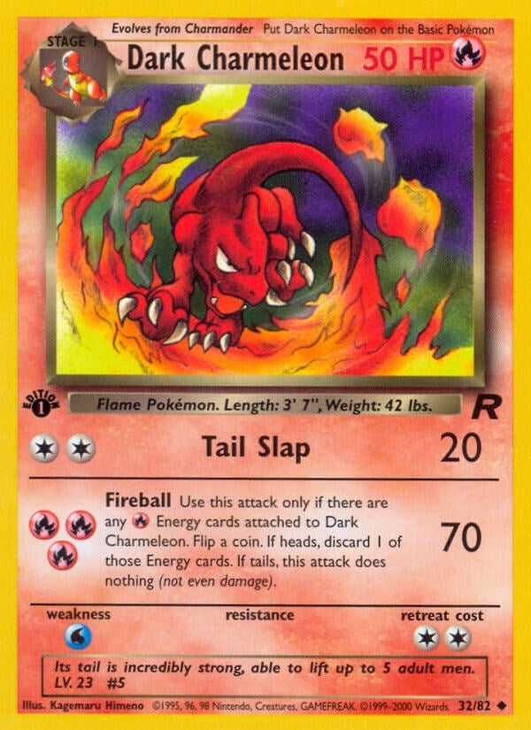 Image for Dark Charmeleon (32/82) (Team Rocket) (TR) - Pokemon