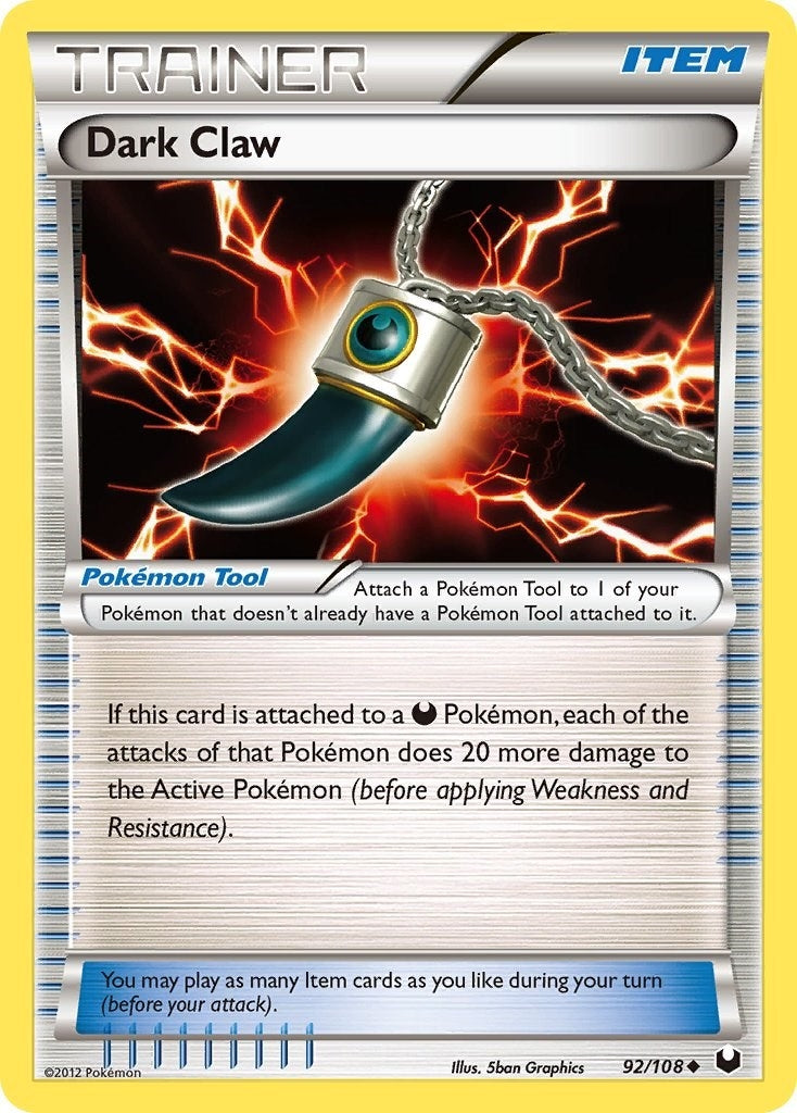 Image for Dark Claw (92/108) (Dark Explorers) (DEX) - Pokemon