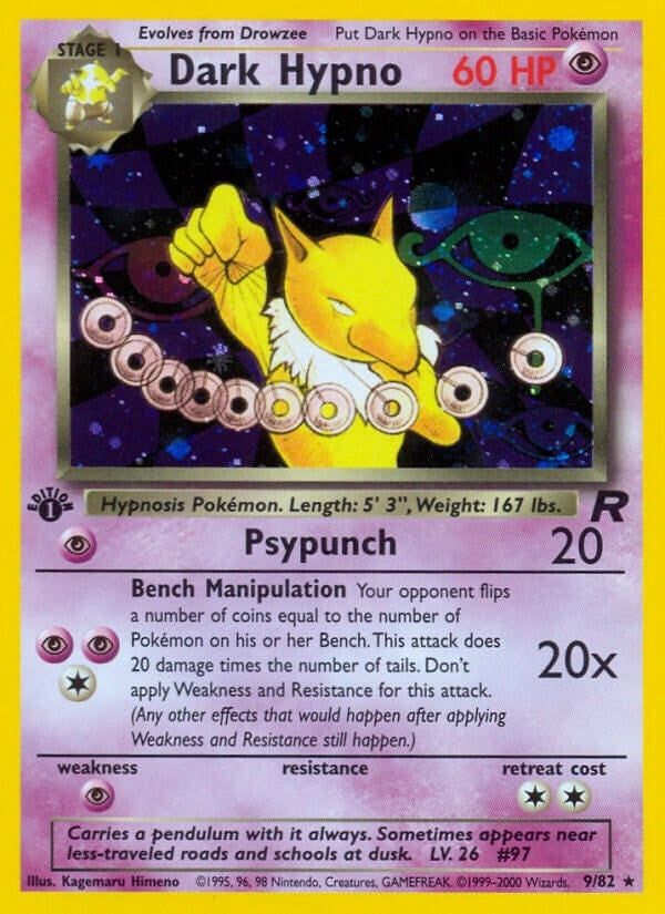 Image for Dark Hypno (9) (09/82) (Team Rocket) (TR) - Pokemon