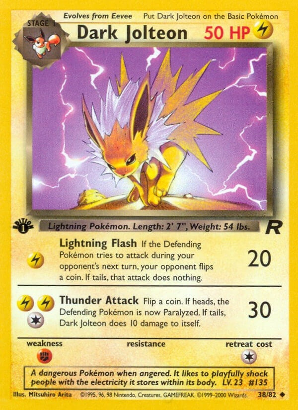 Image for Dark Jolteon (38/82) (Team Rocket) (TR) - Pokemon
