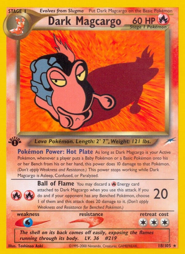 Image for Dark Magcargo (018/105) (Neo Destiny) (N4) - Pokemon