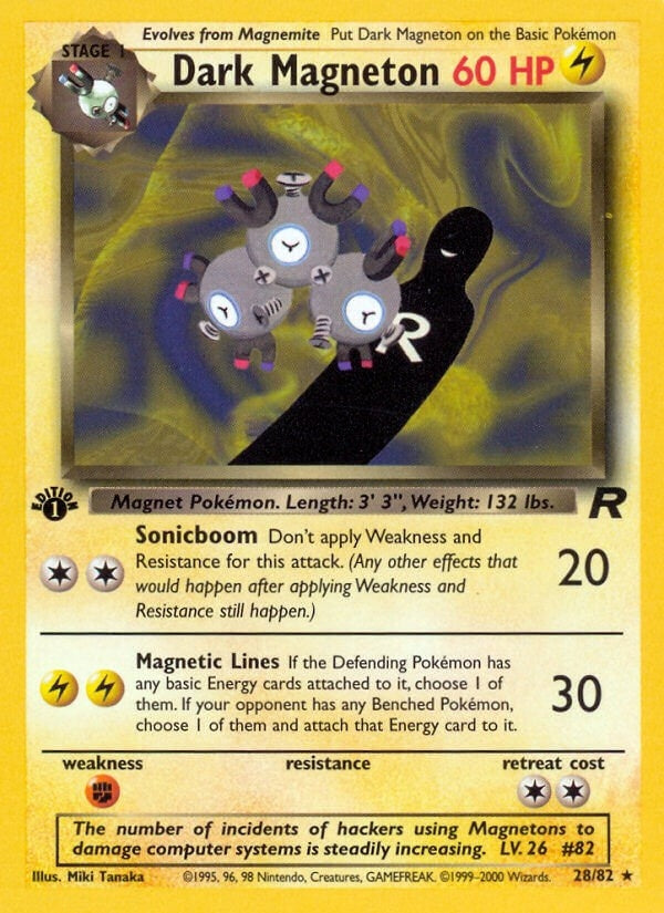 Image for Dark Magneton (28) (28/82) (Team Rocket) (TR) - Pokemon
