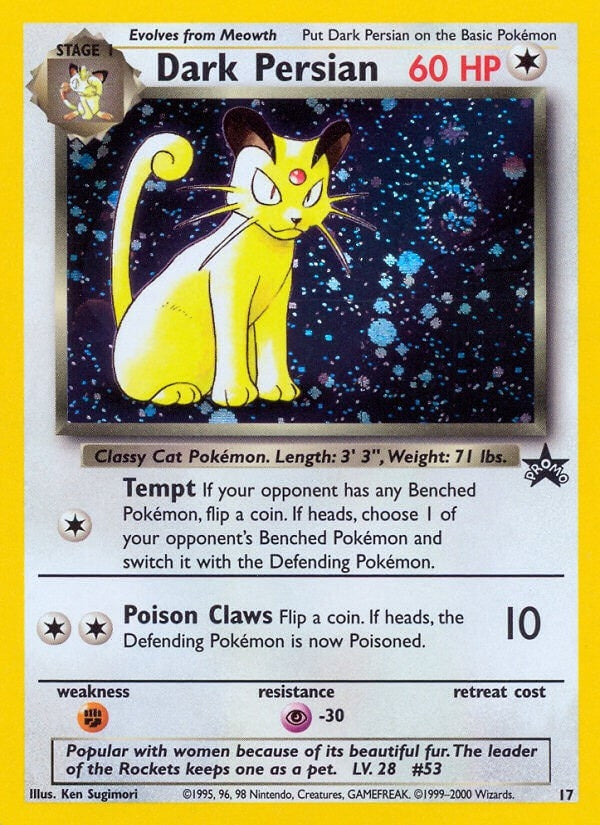 Image for Dark Persian (17/53) (WoTC Promo) (PR) - Pokemon