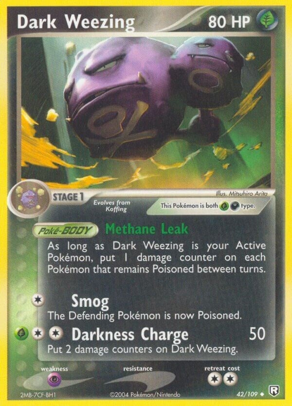 Image for Dark Weezing (42/109) (EX Team Rocket Returns) (RR) - Pokemon