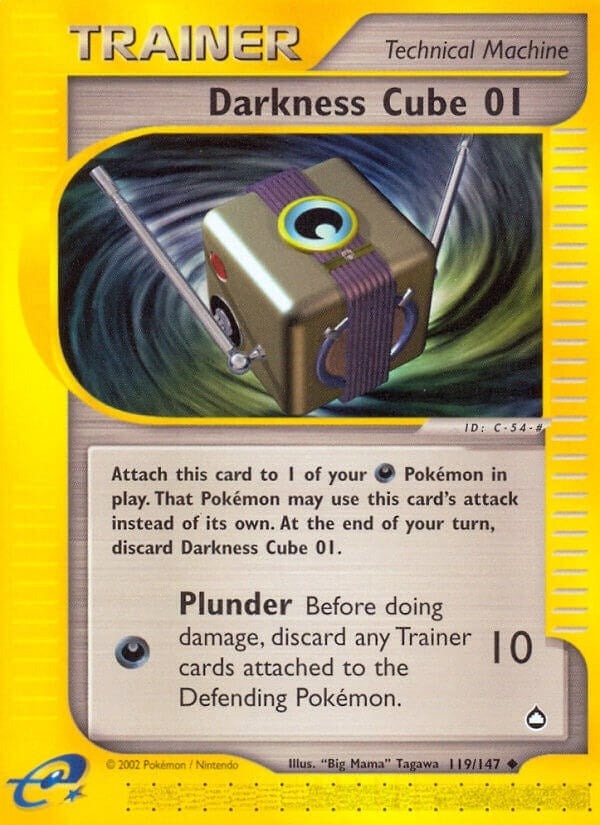 Image for Darkness Cube 01 (119/147) (Aquapolis) (AQ) - Pokemon