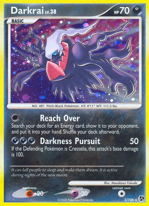 Image for Darkrai (3) (3/106) (Great Encounters) (GE) - Pokemon