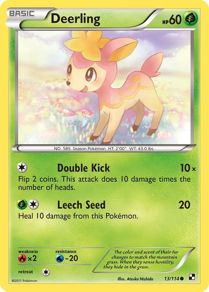 Image for Deerling (13/114) (Black and White) (BLW) - Pokemon