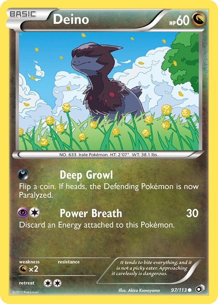 Image for Deino (97/113) (Legendary Treasures) (LTR) - Pokemon