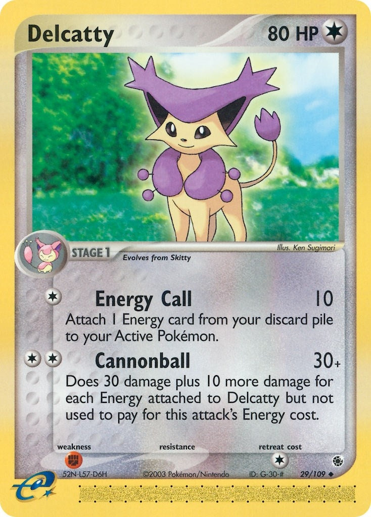 Image for Delcatty (29/109) (EX Ruby and Sapphire) (RS) - Pokemon
