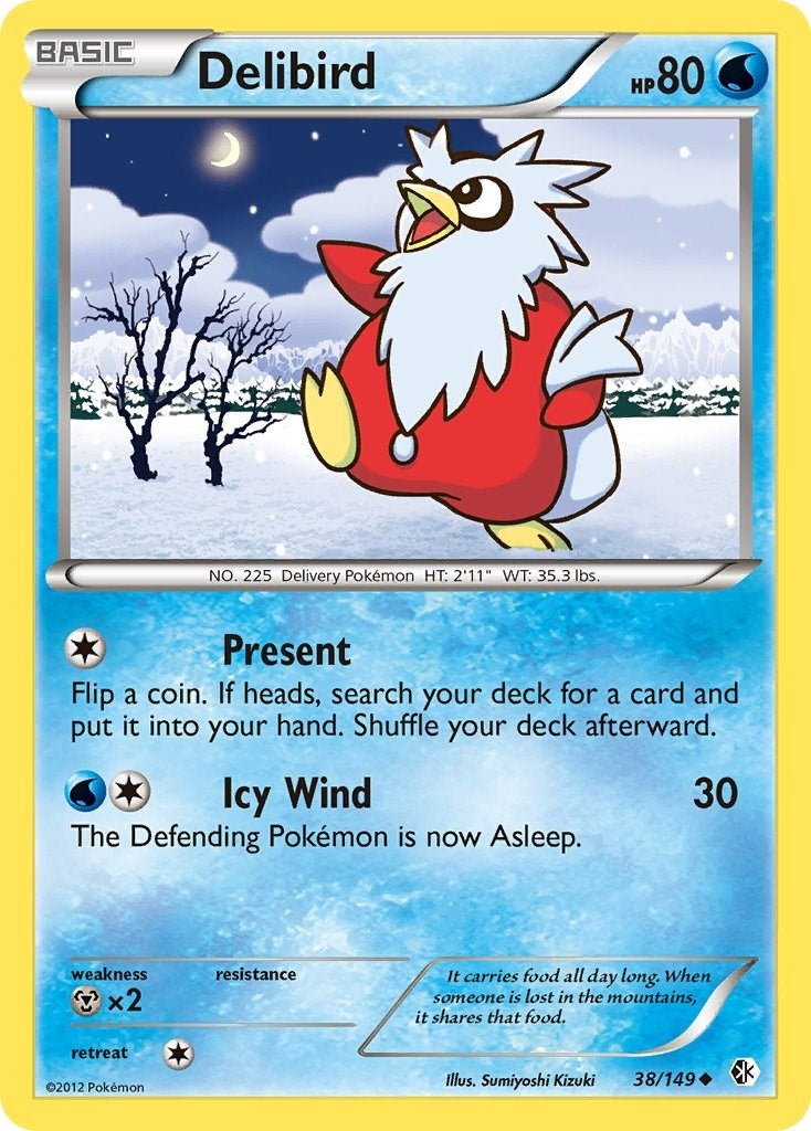 Image for Delibird (38/149) (Boundaries Crossed) (BCR) - Pokemon