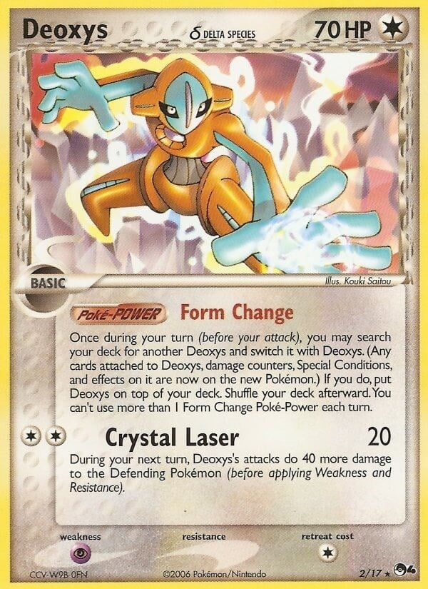 Image for Deoxys (Delta Species) (002/017) (POP Series 4) (POP) - Pokemon