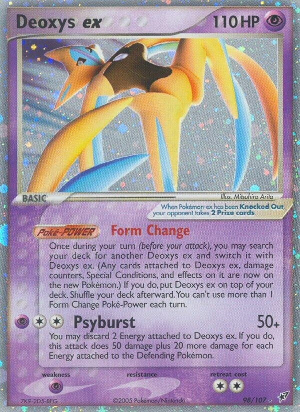 Image for Deoxys ex (Attack Forme) (98/107) (Deoxys) - Pokemon