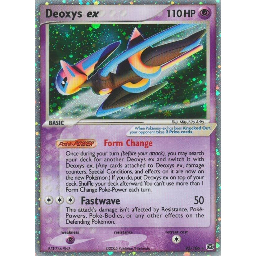 Image for Deoxys ex (Speed Forme) (93/106) (Emerald) - Pokemon