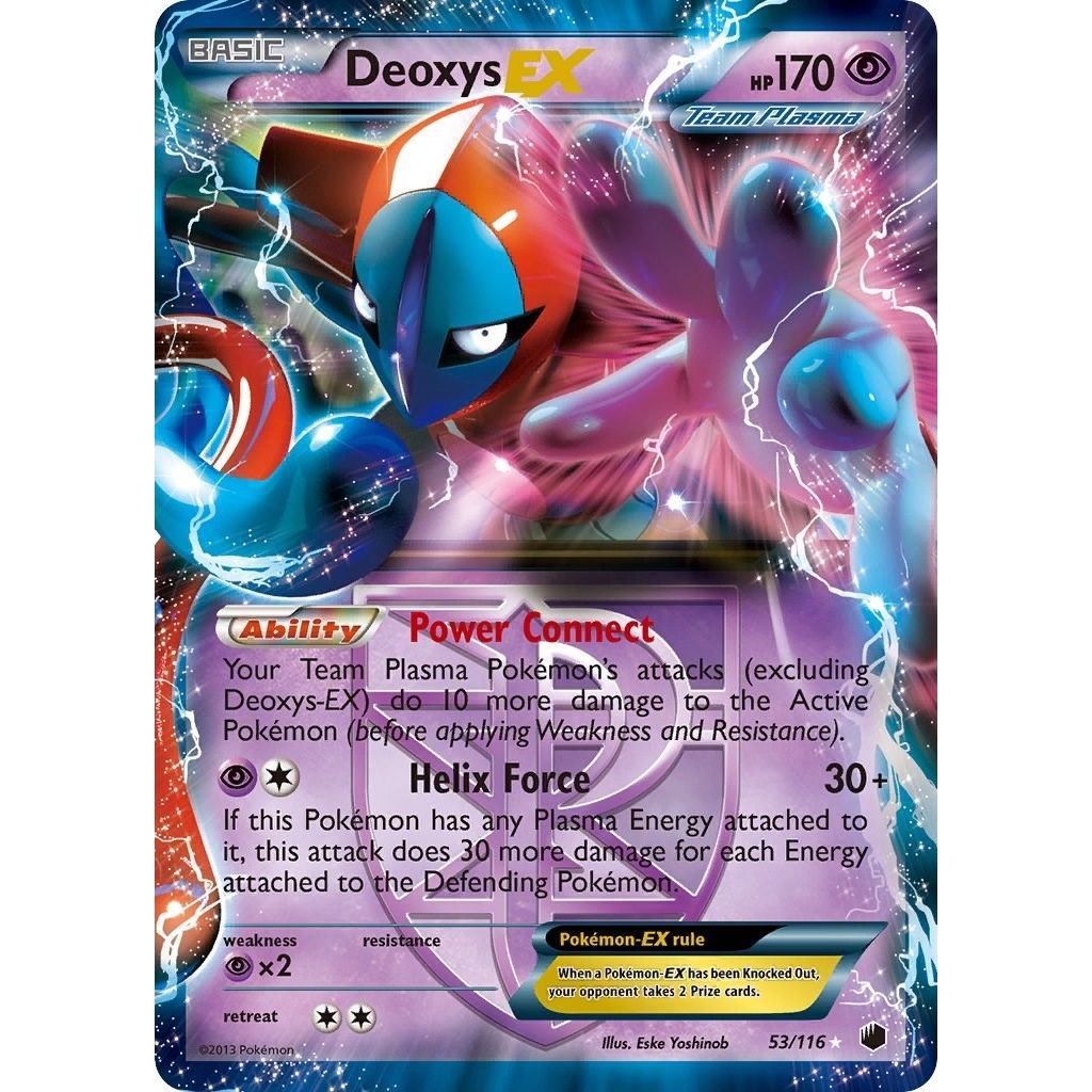 Image for Deoxys EX (Team Plasma) (53/116) (Plasma Freeze) - Pokemon