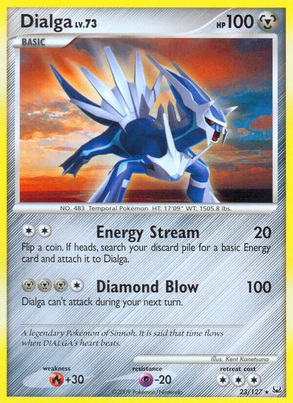 Image for Dialga (23) (23/127) (Platinum) (PL) - Pokemon