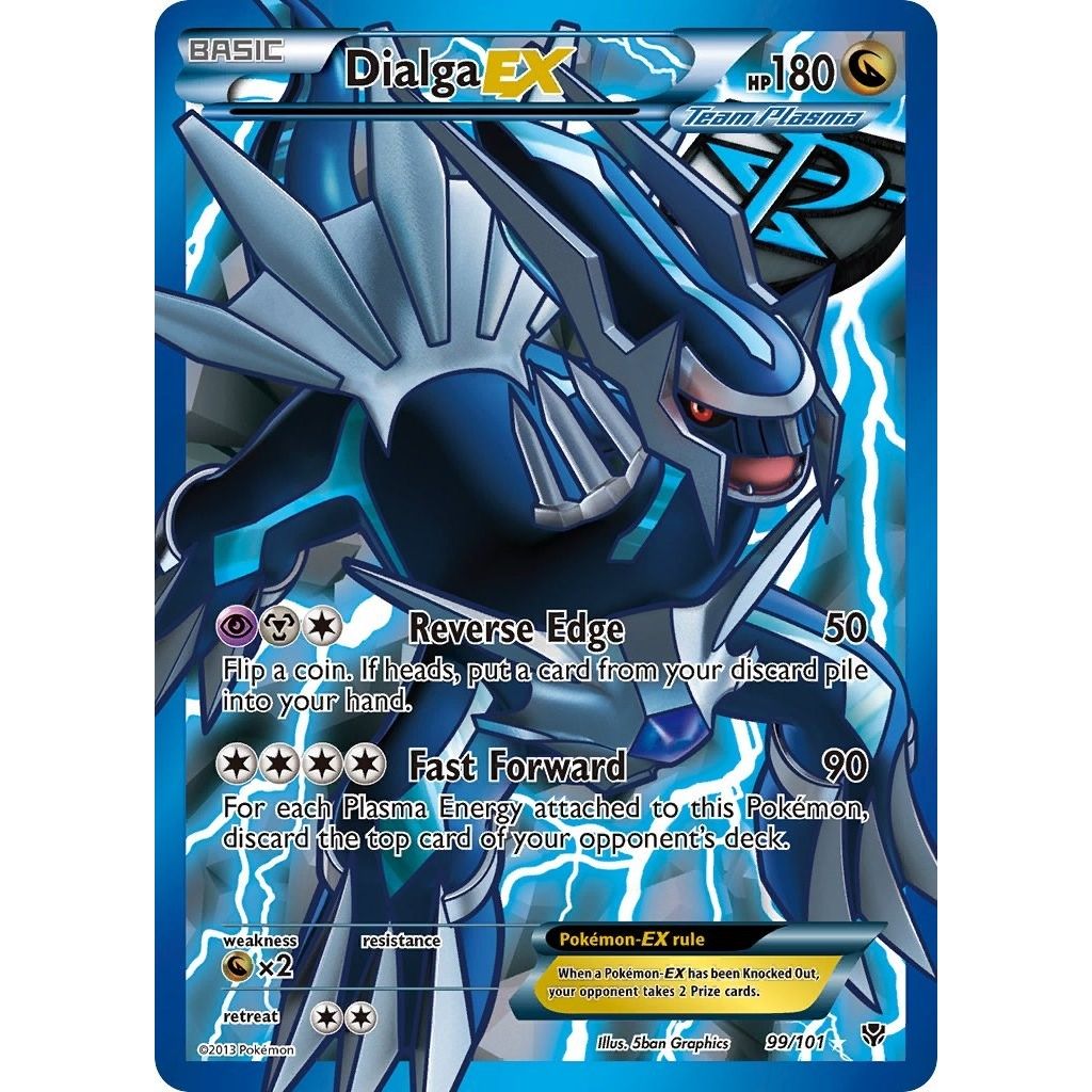 Image for Dialga EX (Team Plasma) (99 Full Art) (99/101) (Plasma Blast) - Pokemon