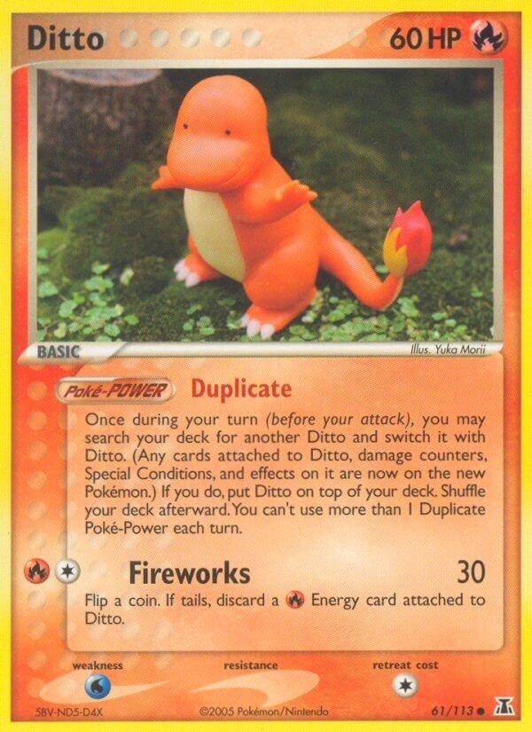 Image for Ditto - 61/113 (Charmander) (061/113) (EX Delta Species) (DS) - Pokemon