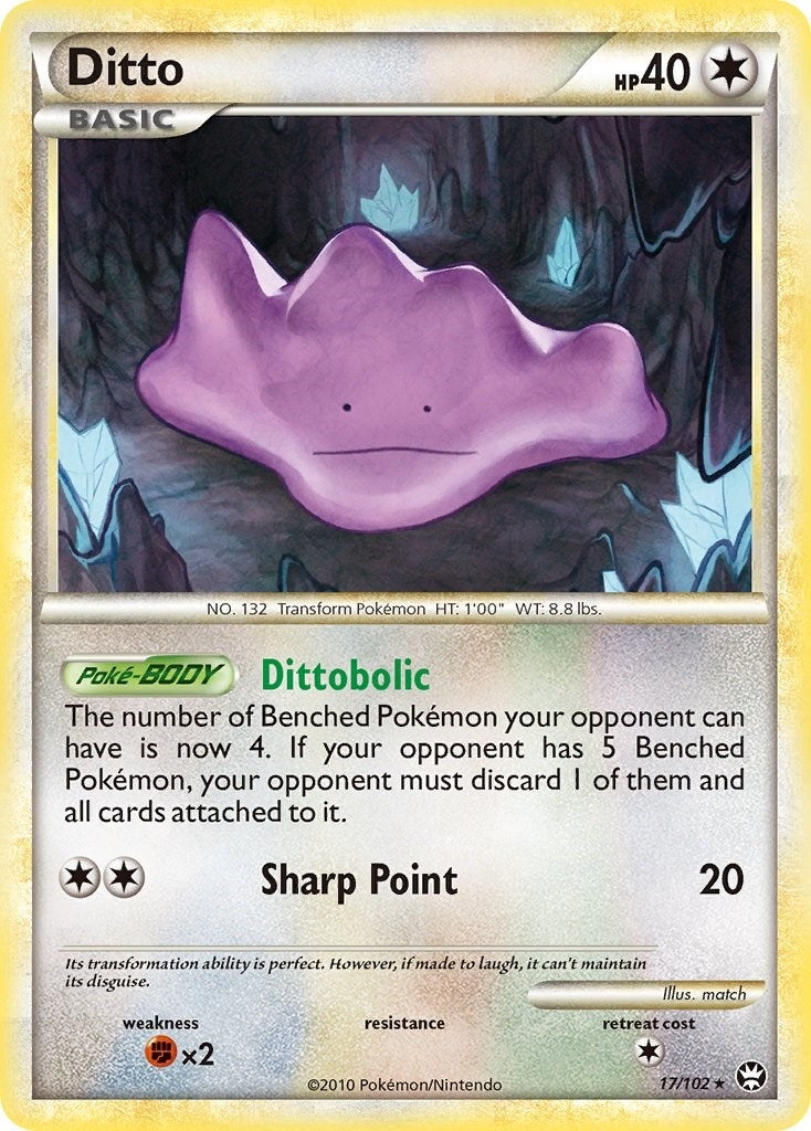 Image for Ditto (17/102) (Triumphant) (TM) - Pokemon