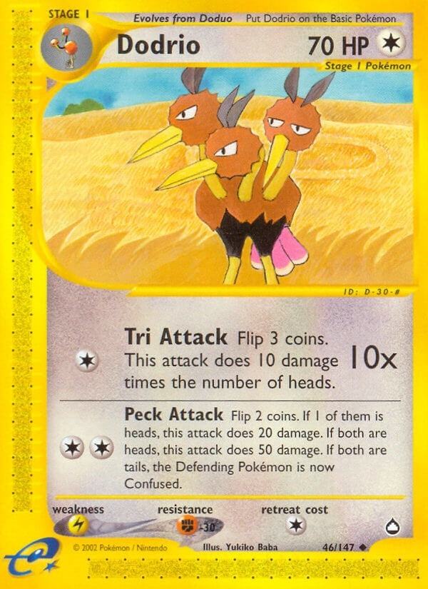 Image for Dodrio (046/147) (Aquapolis) (AQ) - Pokemon