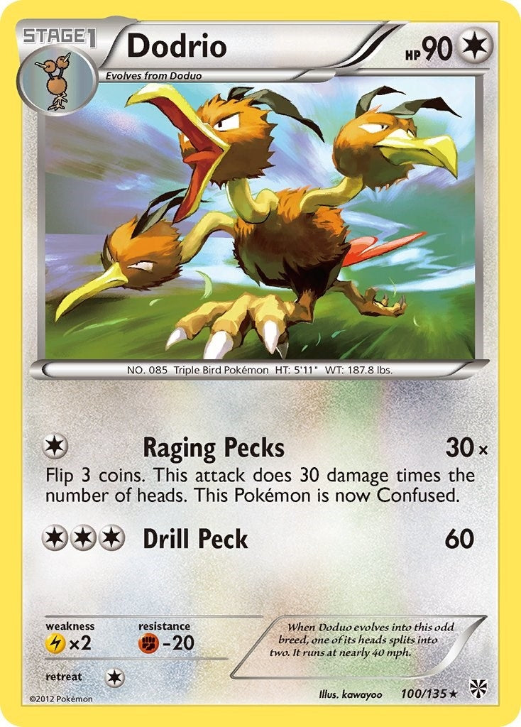 Image for Dodrio (100/135) (Plasma Storm) (PLS) - Pokemon