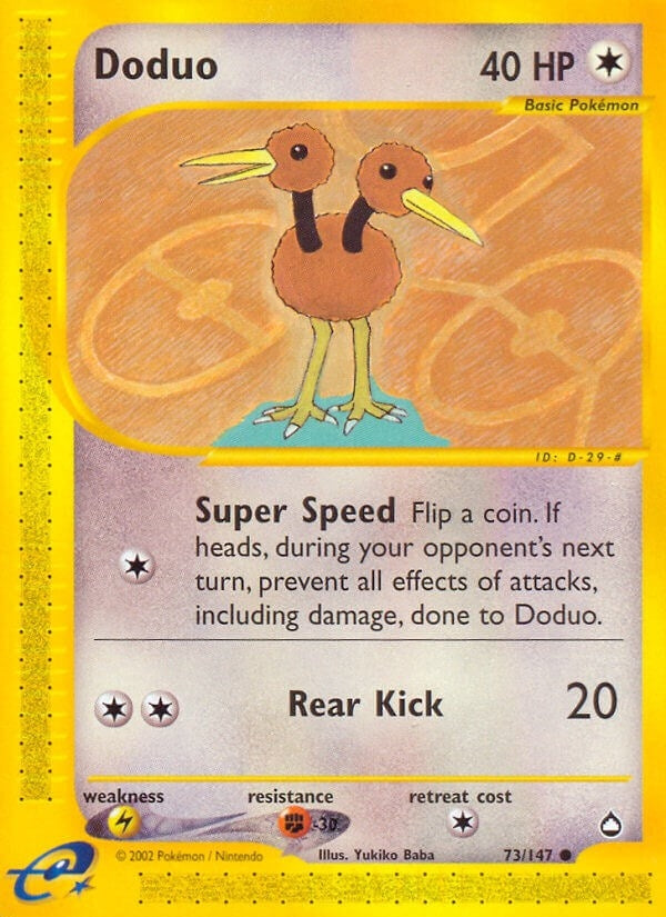 Image for Doduo (073/147) (Aquapolis) (AQ) - Pokemon