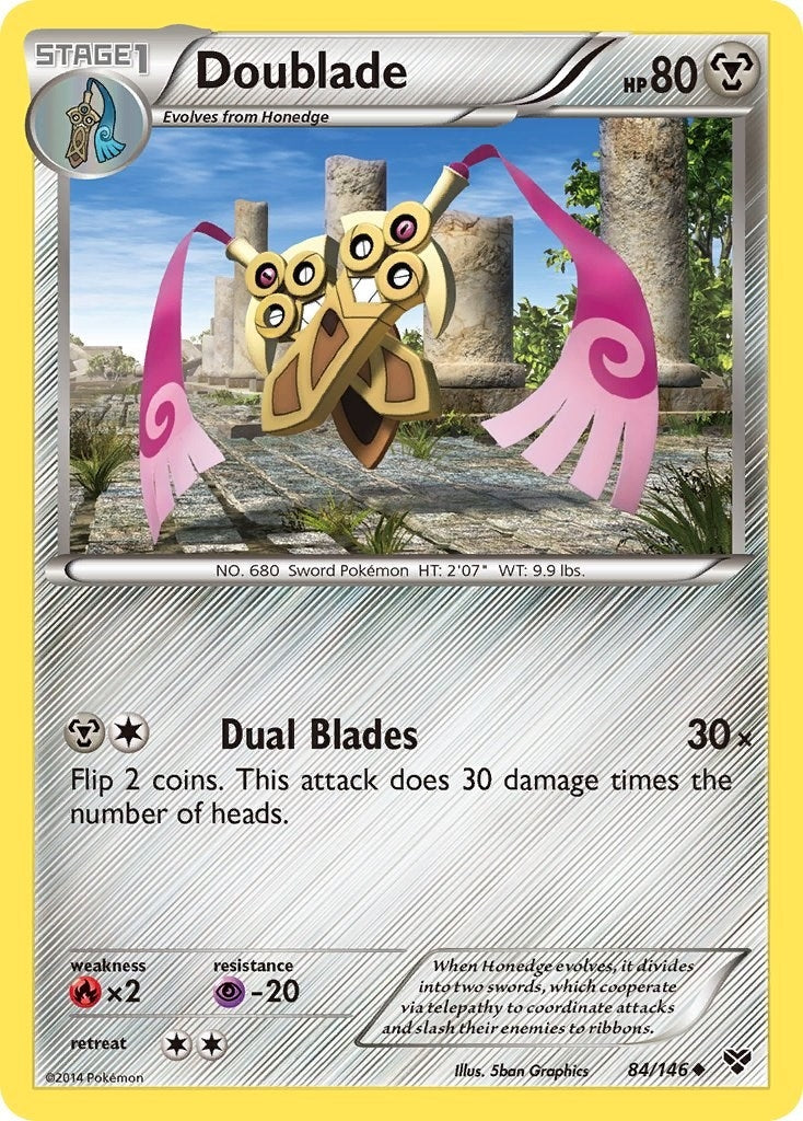 Image for Doublade (84/146) (XY Base Set) (XY) - Pokemon