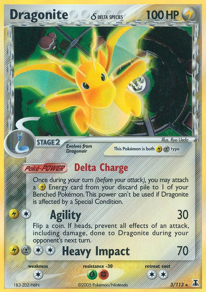 Image for Dragonite (Delta Species) (3/113) (EX Delta Species) (DS) - Pokemon