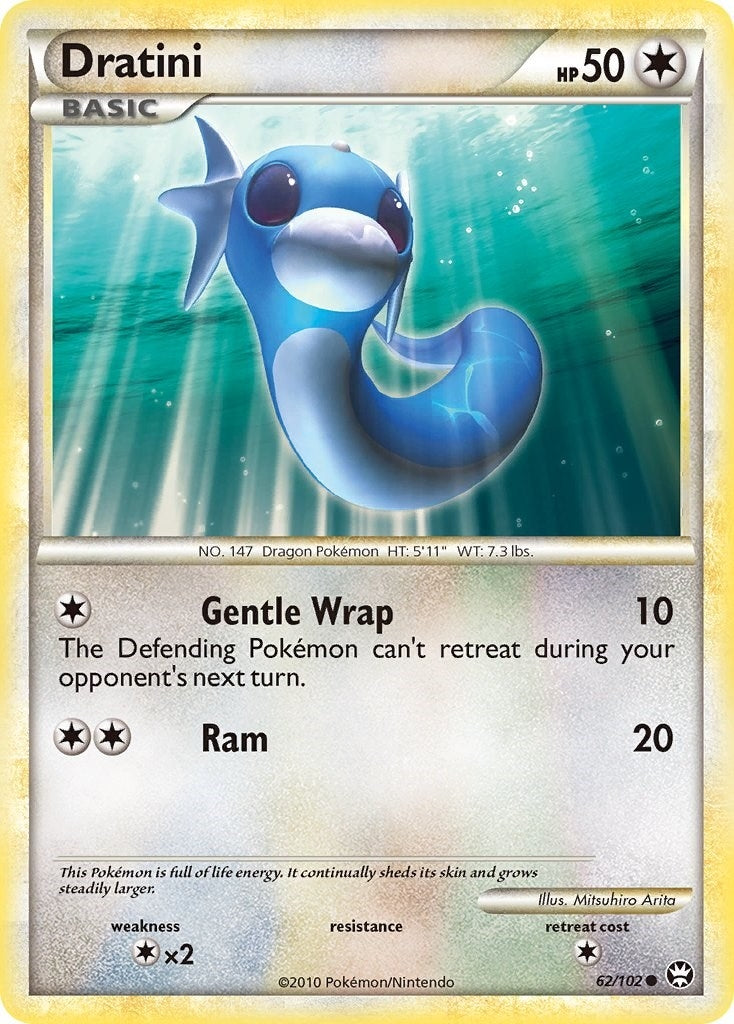 Image for Dratini (62/102) (Triumphant) (TM) - Pokemon