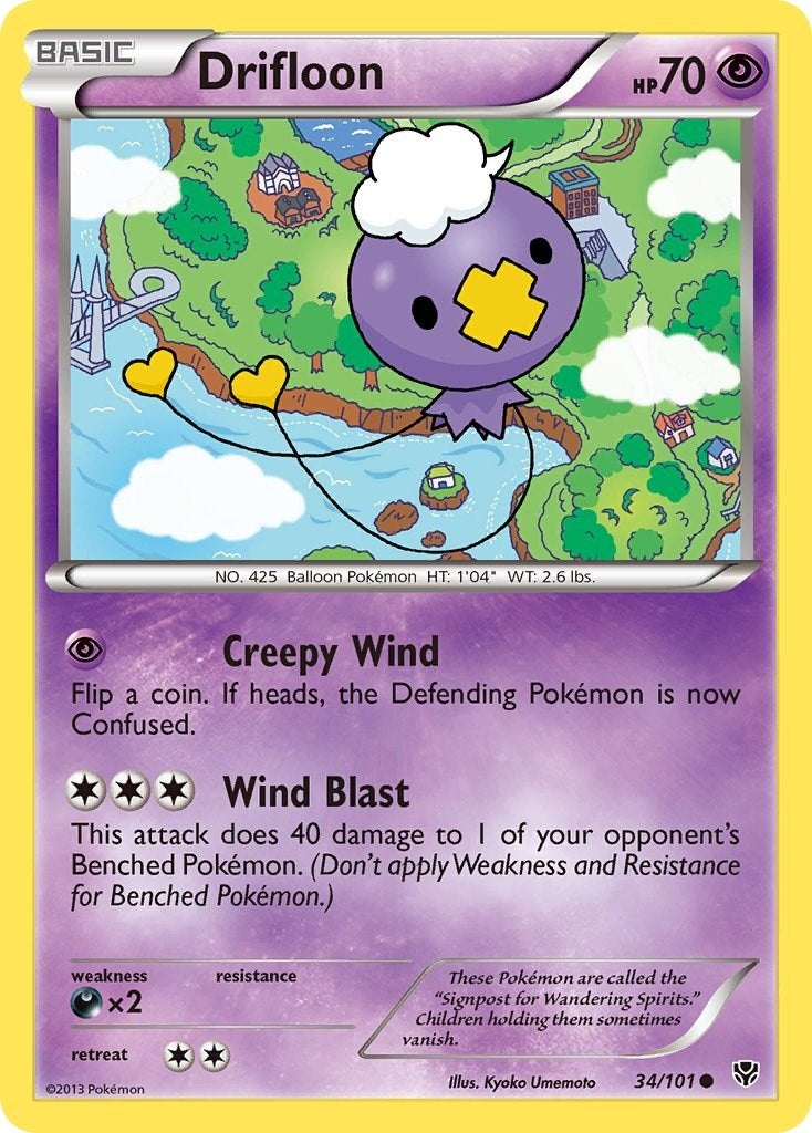 Image for Drifloon (34/101) (Plasma Blast) (PLB) - Pokemon