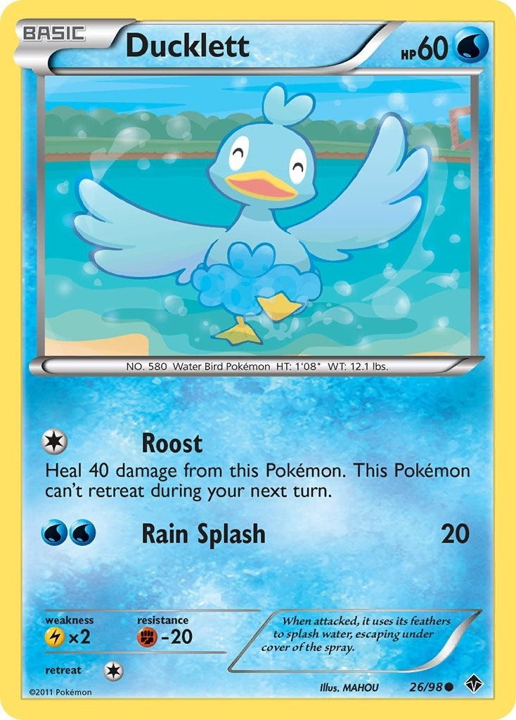 Image for Ducklett (26/98) (Emerging Powers) (EPO) - Pokemon