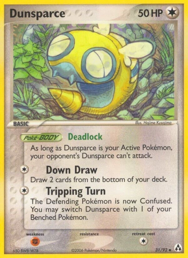 Image for Dunsparce (31/92) (EX Legend Maker) (LM) - Pokemon