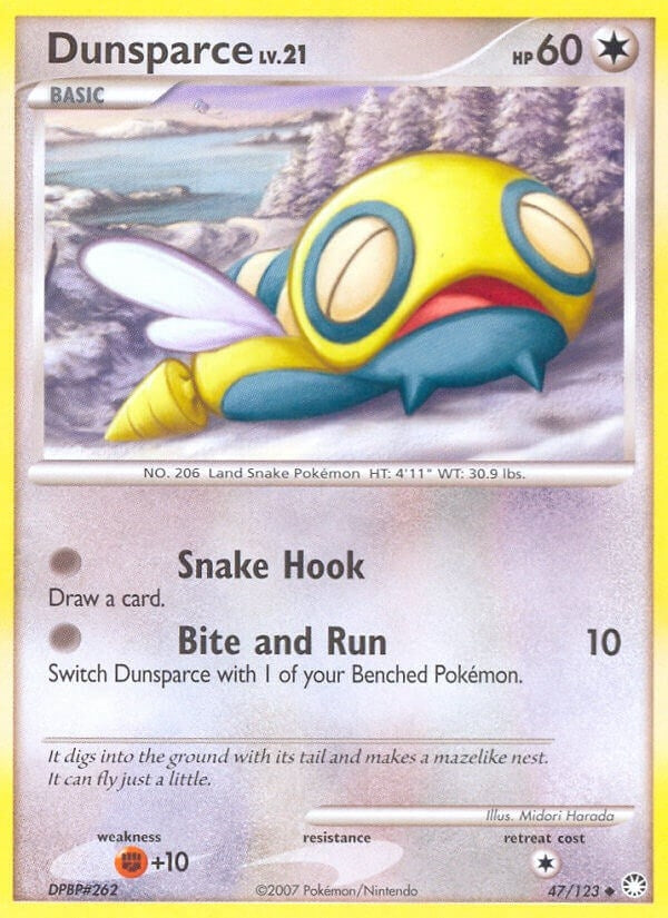 Image for Dunsparce (47/123) (Mysterious Treasures) (MT) - Pokemon