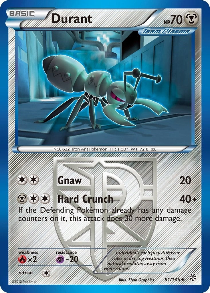Image for Durant (Team Plasma) (91) (91/135) (Plasma Storm) (PLS) - Pokemon