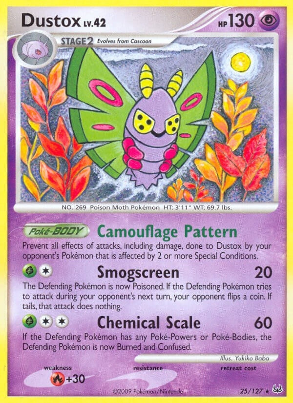 Image for Dustox (25/127) (Platinum) (PL) - Pokemon